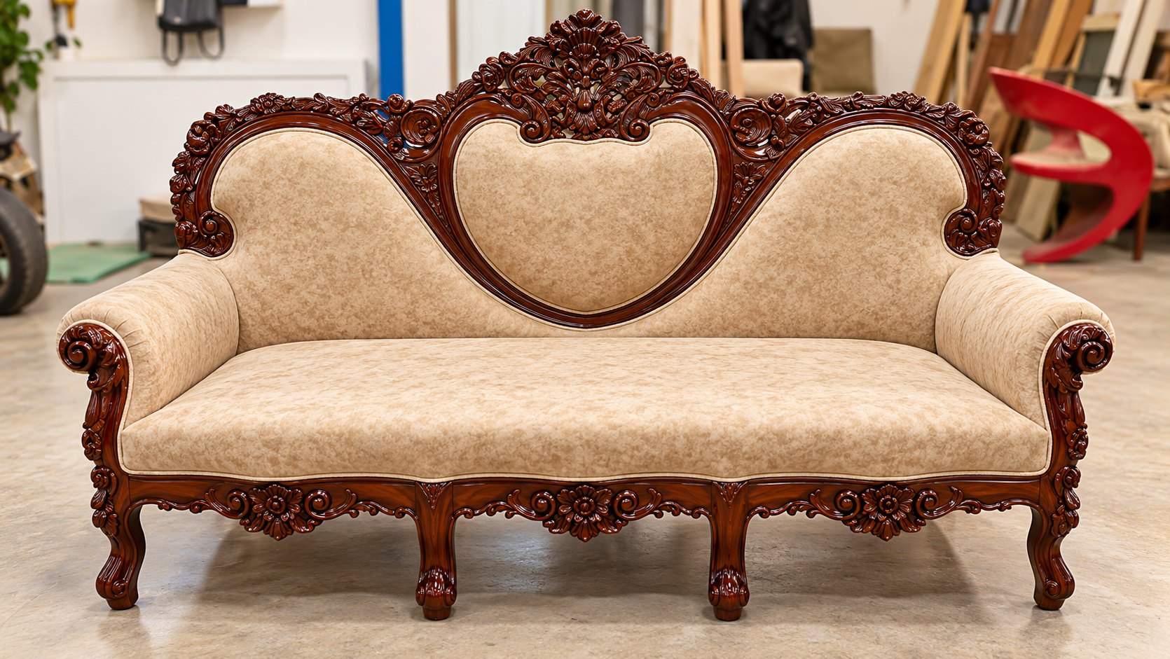 Antique settee